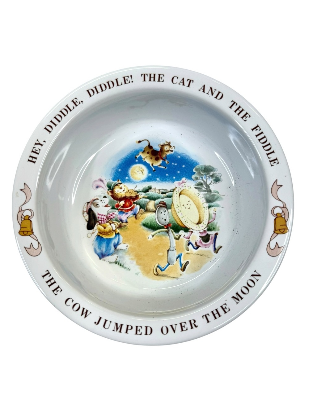 Vintage 1984 Avon Baby's Keepsake Bowl Mother Goose Nursery Rhyme